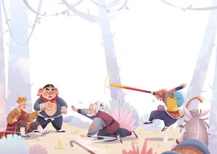 西游记,三打白骨精 - 一般般 - 原创作品 - 视觉中国(shijueme)