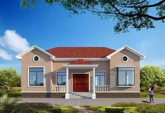 7套10多万的一层小别墅非常适合农村建造