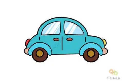 小汽车彩色简笔画作品搜狗图片搜索甲壳虫汽车简笔画小汽车简笔涂色画