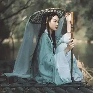 武侠风汉服女霸气魏晋交领广袖齐腰侠客帅气女扮男装侠女超仙古装