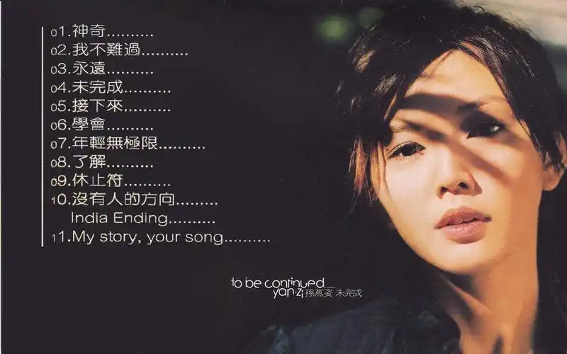 孙燕姿2003未完成专辑没有人的方向动态歌词