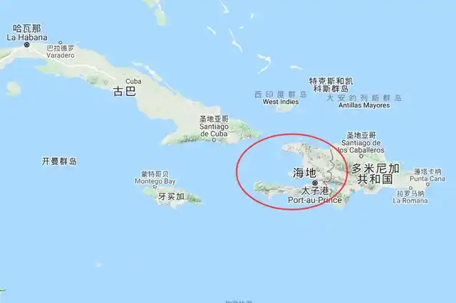 海地地理位置