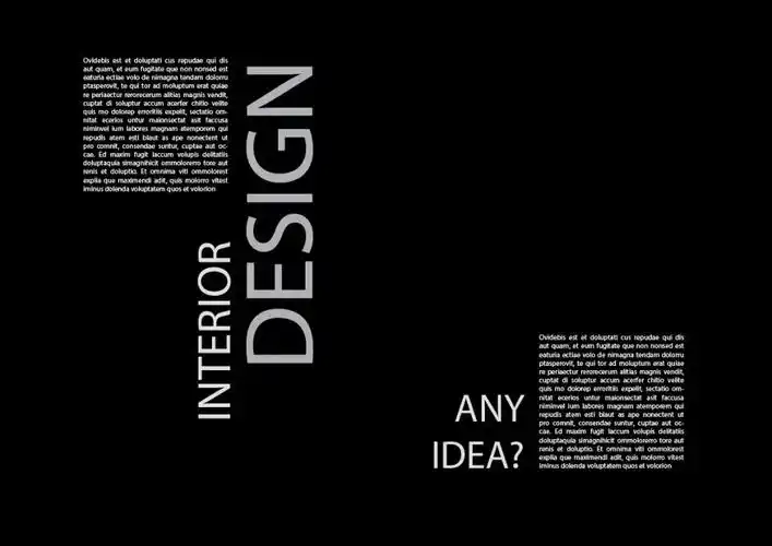 封面杂志画册宣传册内页简约板式indesign模板设计素材 – 版式设计网