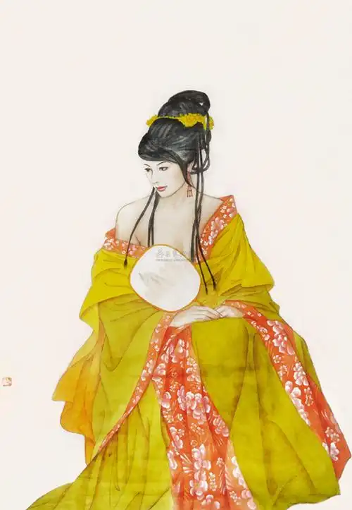 【工笔仕女 镜心 设色纸本】拍卖品_图片_价格_鉴赏_绘画_雅昌艺术品