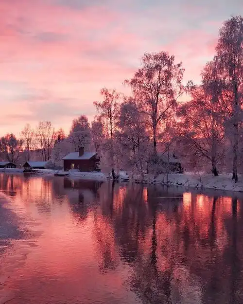 风景治愈森系背景图
