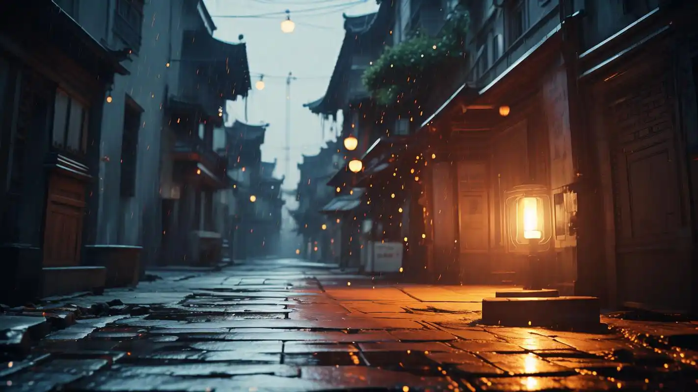 七八十年代复古街道壁纸94