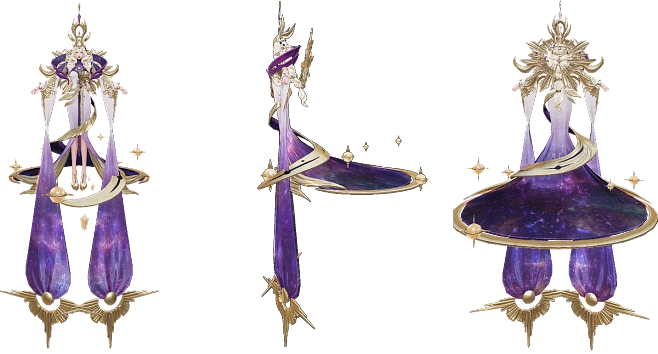 王者荣耀武则天倪克斯神谕模型三视图png