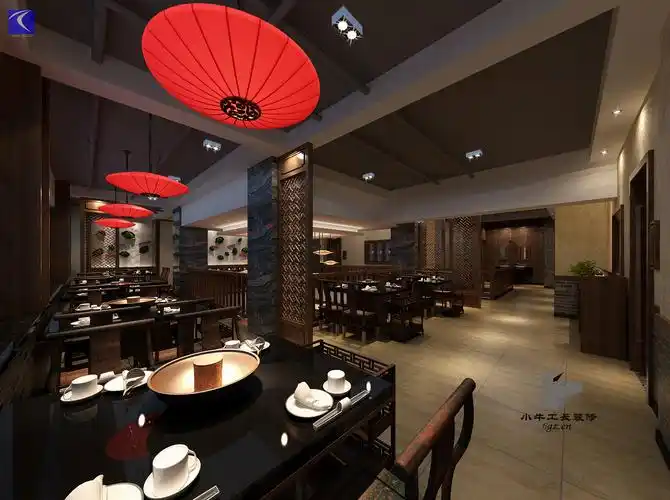 中式饭店装修效果图