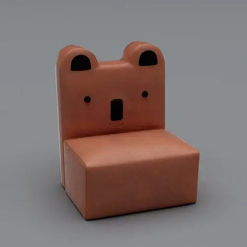 儿童动物沙发-背靠椅-13d模型