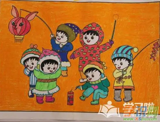 六年级学生画画图片素材10  猜