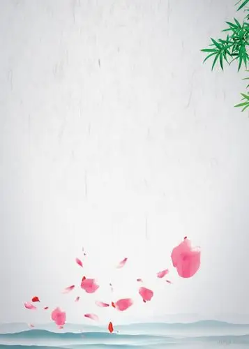 水墨风格背景png素材透明免抠图片-装饰效果