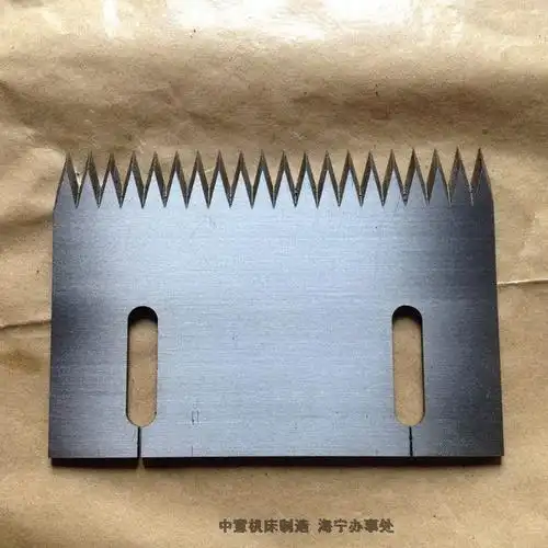 供应锯齿形刀片 薄膜塑料齿形切割刀片 高速钢材料锯齿长刀