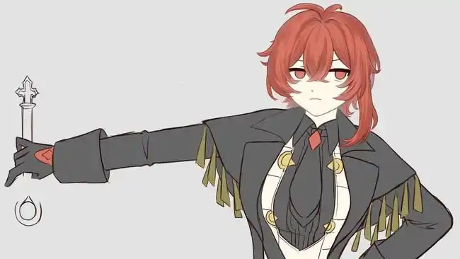 女体化迪卢克注意避雷