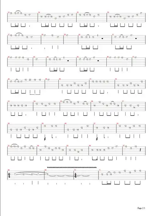 (摇滚吉他版 panda-man 熊猫侠)吉他谱(gtp谱,电吉他,欢乐斗地主