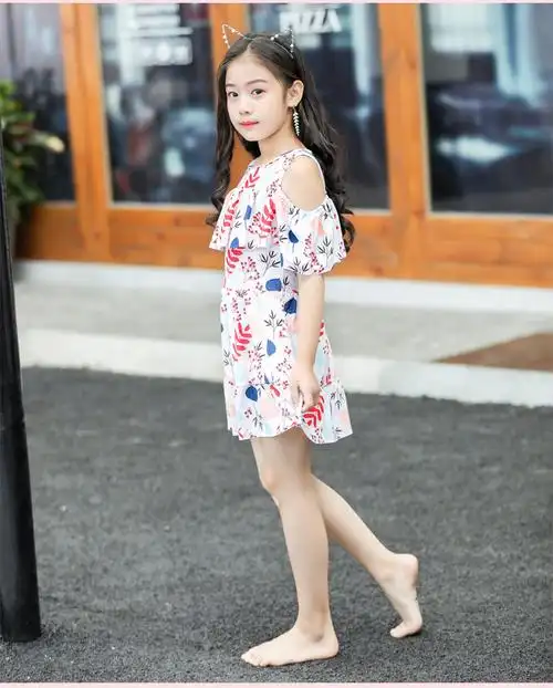 少女泳衣女孩12岁青少年儿童泳衣女女童泳衣中大童女孩游泳衣公主可爱