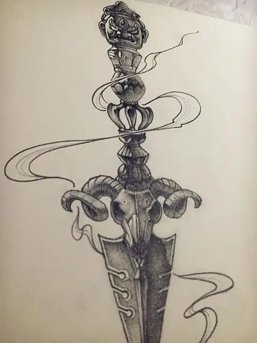 降魔杵 原创手稿 欢迎预约