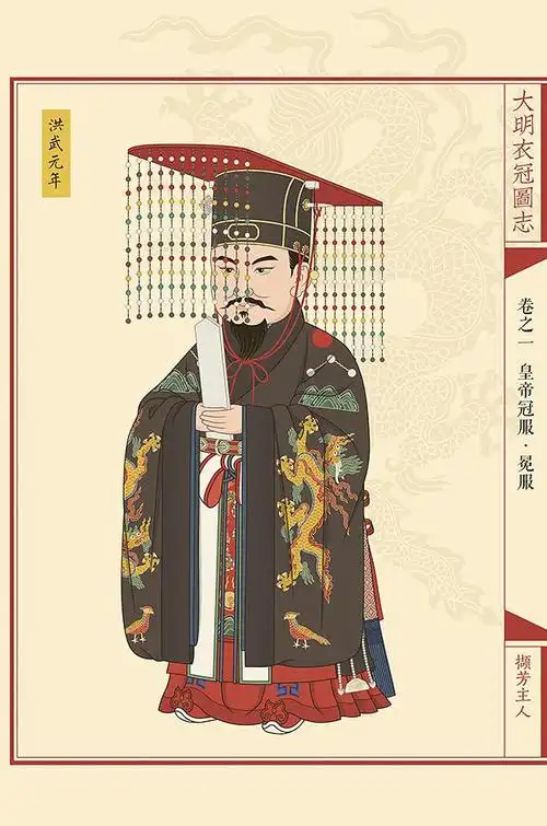 洪武元年皇帝冕服(衮冕)