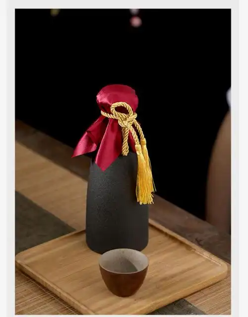 锡酒壶单壶老式传统仿古古风酒壶陶瓷白酒一斤装酒瓶空瓶密封家用小