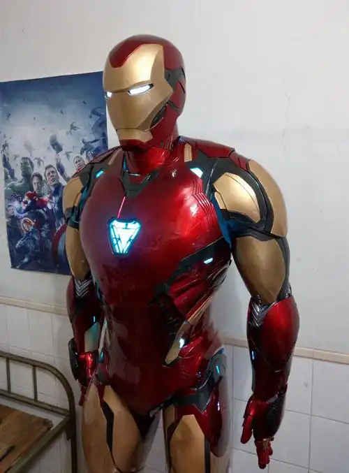 京选推荐漫威定制11马克mk85战甲钢铁侠盔甲可穿戴全身真人头盔雕像