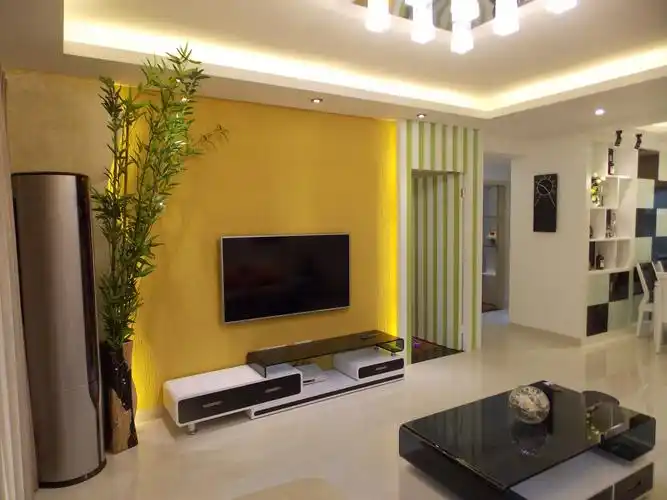 现代客厅电视背景墙设计图大全