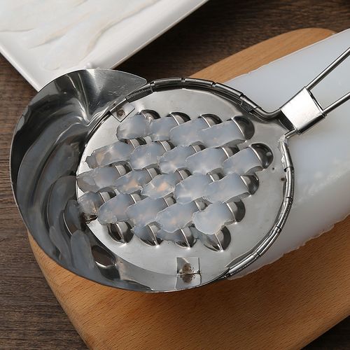 凉粉刮子凉皮刮刀豌豆凉粉刮刮不锈钢大孔细孔不锈钢凉粉刮家用