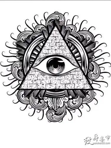 上帝之眼纹身上帝之眼纹身手稿上帝之眼纹身手稿图案