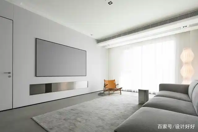 电视背景墙刷白或者有色乳胶漆好不好