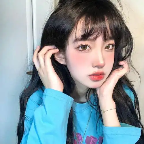 2021网红美女自拍头像