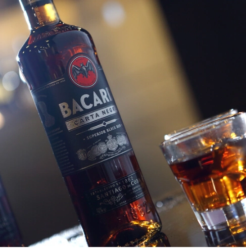 bacardi百加得黑朗姆750ml4瓶