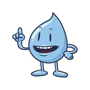 可爱水滴小贴士表情图素材