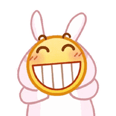 小粉色兔子抱拳 - 微信qq熊猫头龇牙笑脸 - 斗图表情包 - 斗图神器