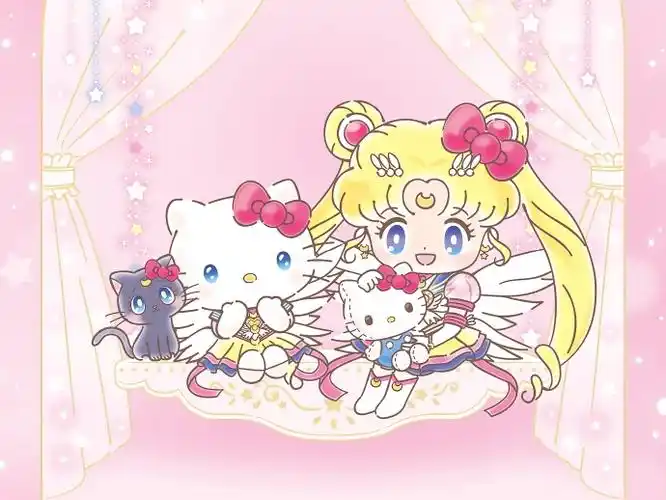 7896修了组可爱平板壁纸#美少女战士##水兵月##小小兔##ipad壁纸