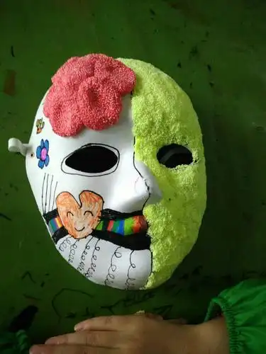 五谷丰毕加索创意绘画线描一期班《面具的艺术》