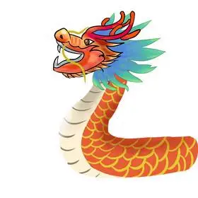 龙头纹身手稿图片