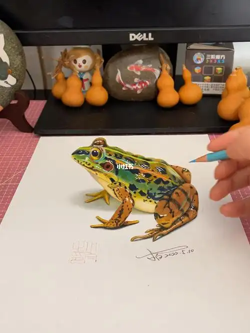 彩铅3d立体画