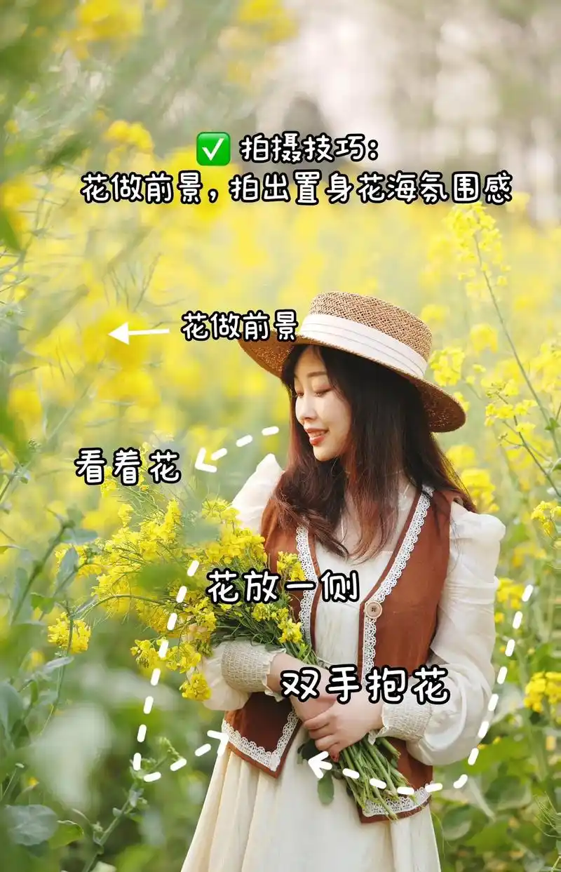 油菜花怎么拍|3个拍摄技巧779个姿势.