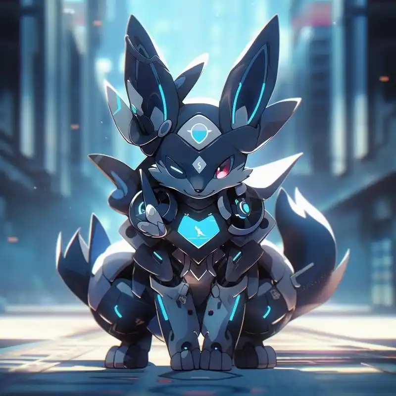 机甲宝可梦|路卡利欧|by ai