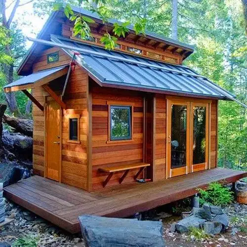 > 防腐小木屋