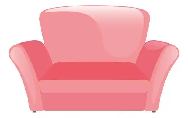 卡通粉色沙发靠椅
