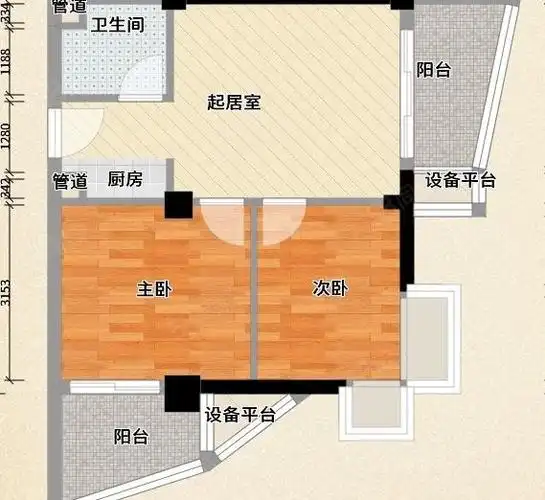 沿山佳园学校旁繁华地段2室1厅1卫电梯房75平