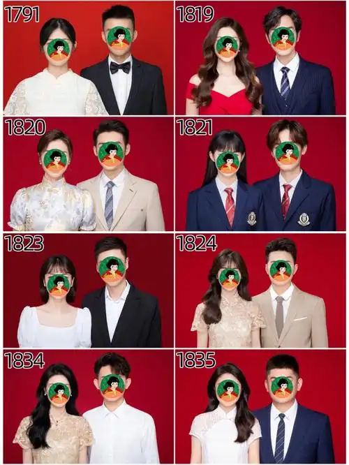 超好看的结婚登记照总有一款适合你