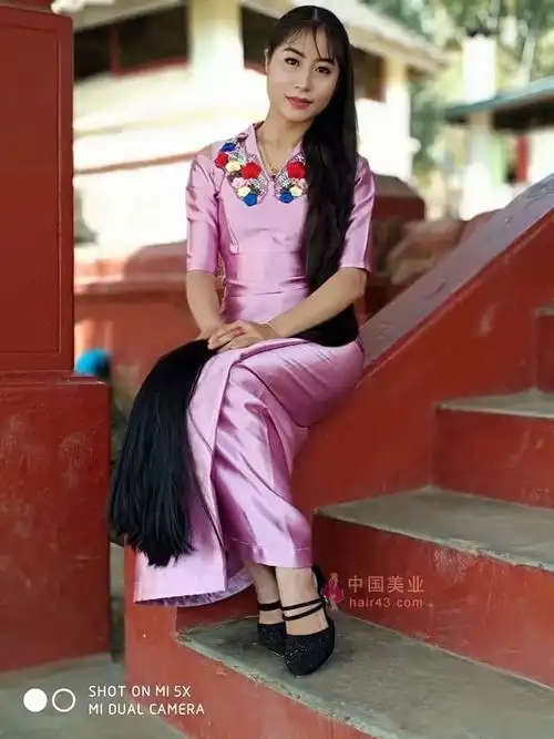 补充缅甸长发女may thu长发美照177张