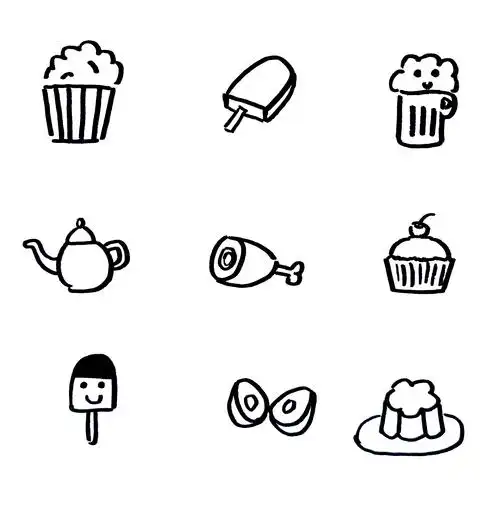 中华美食简笔画 中华美食简笔画火锅