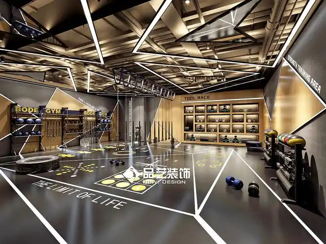 健身房装修设计健身工作室