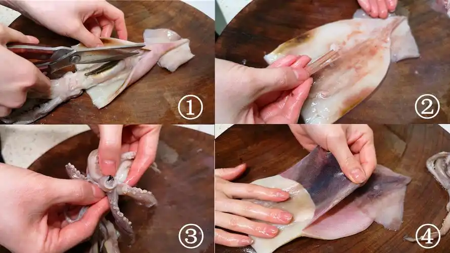 怎样处理鱿鱼可以生吃生吃鱿鱼的处理方法