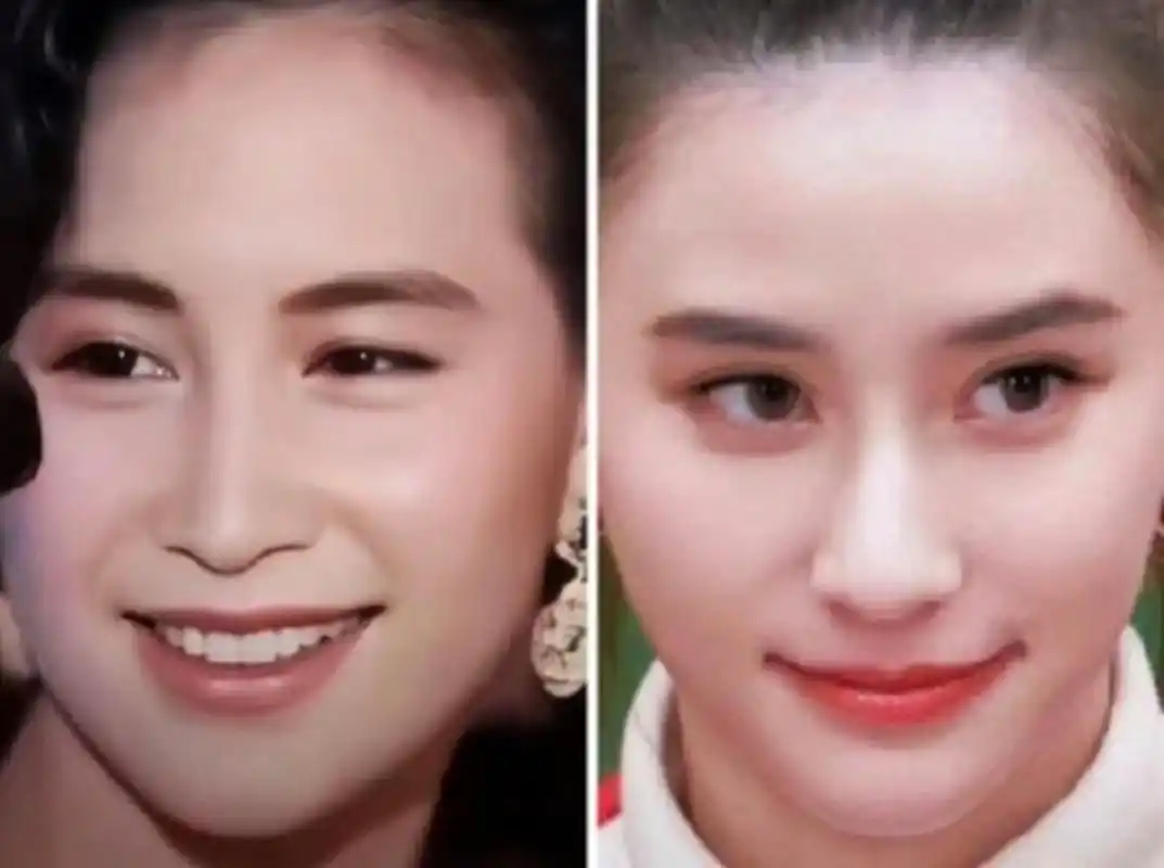 何超琼和何超莲长得好像,两个人算是家族里面最漂亮的姐妹花了