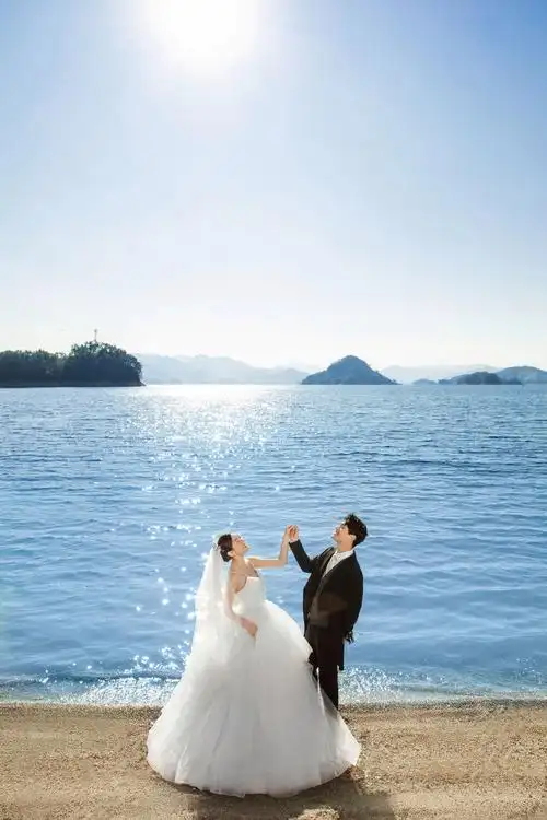 美到想要私藏的海景婚纱照