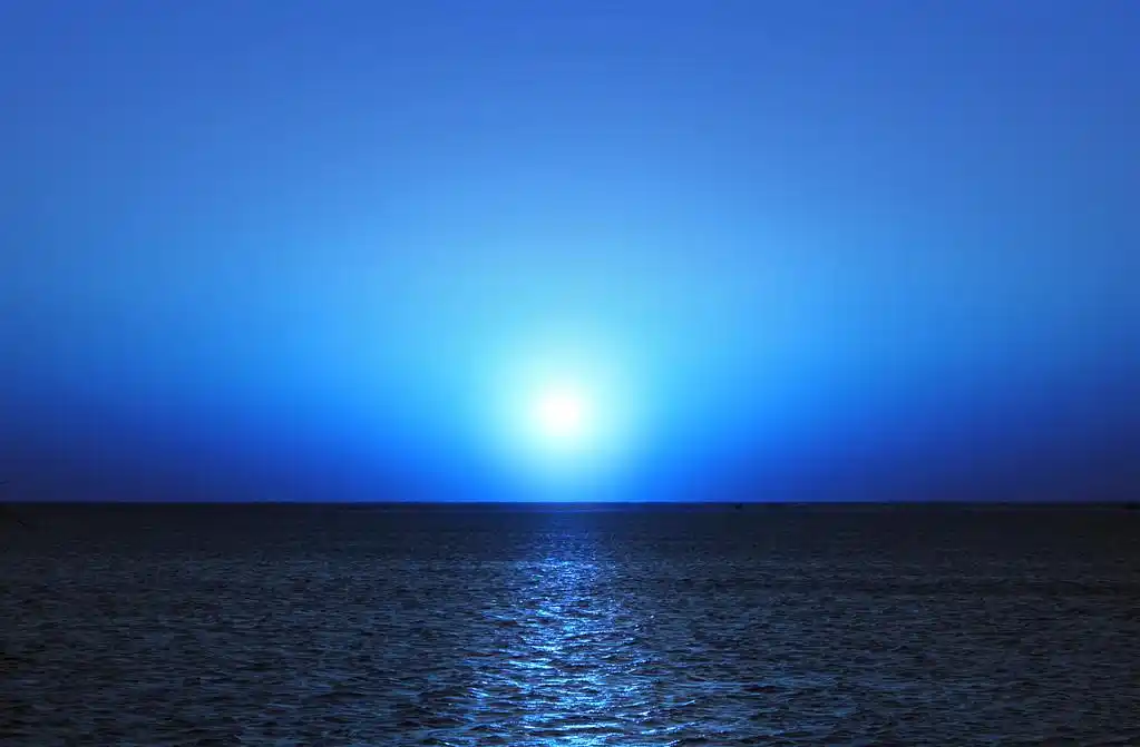 夜图片,夜图片的海和天空