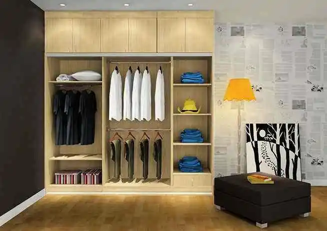 4款1米8超实用衣柜内部结构设计图 主卧室整体实木衣柜内部合理格局