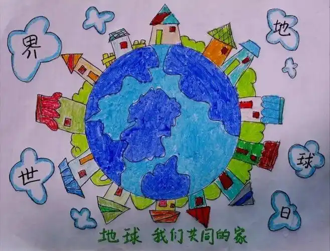 保护地球,童绘蓝天——桥梁小学主题绘画作品展